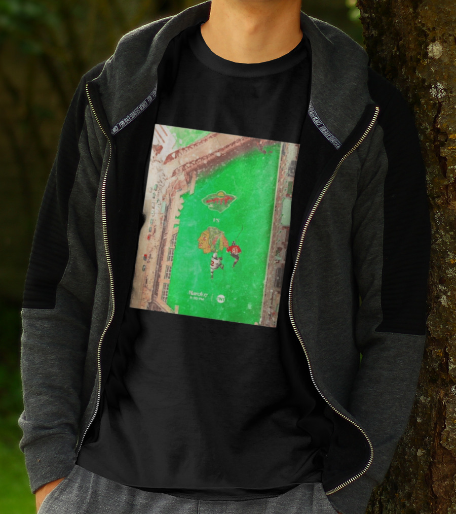 Chicago Blackhawks Vs Minnesota Wild March 17 8:30 PM Stadium TNT T-Shirt