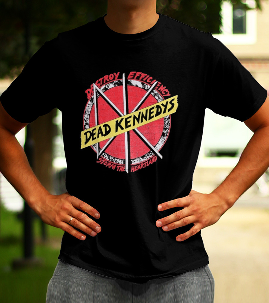 Dead Kennedys Destroy Efficiency Storm The Heartland T-Shirt