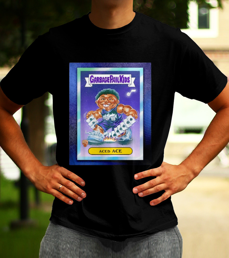 Garbage Pail Kids Aced Ace Bailey Utah Jazz Trading Card T-Shirt