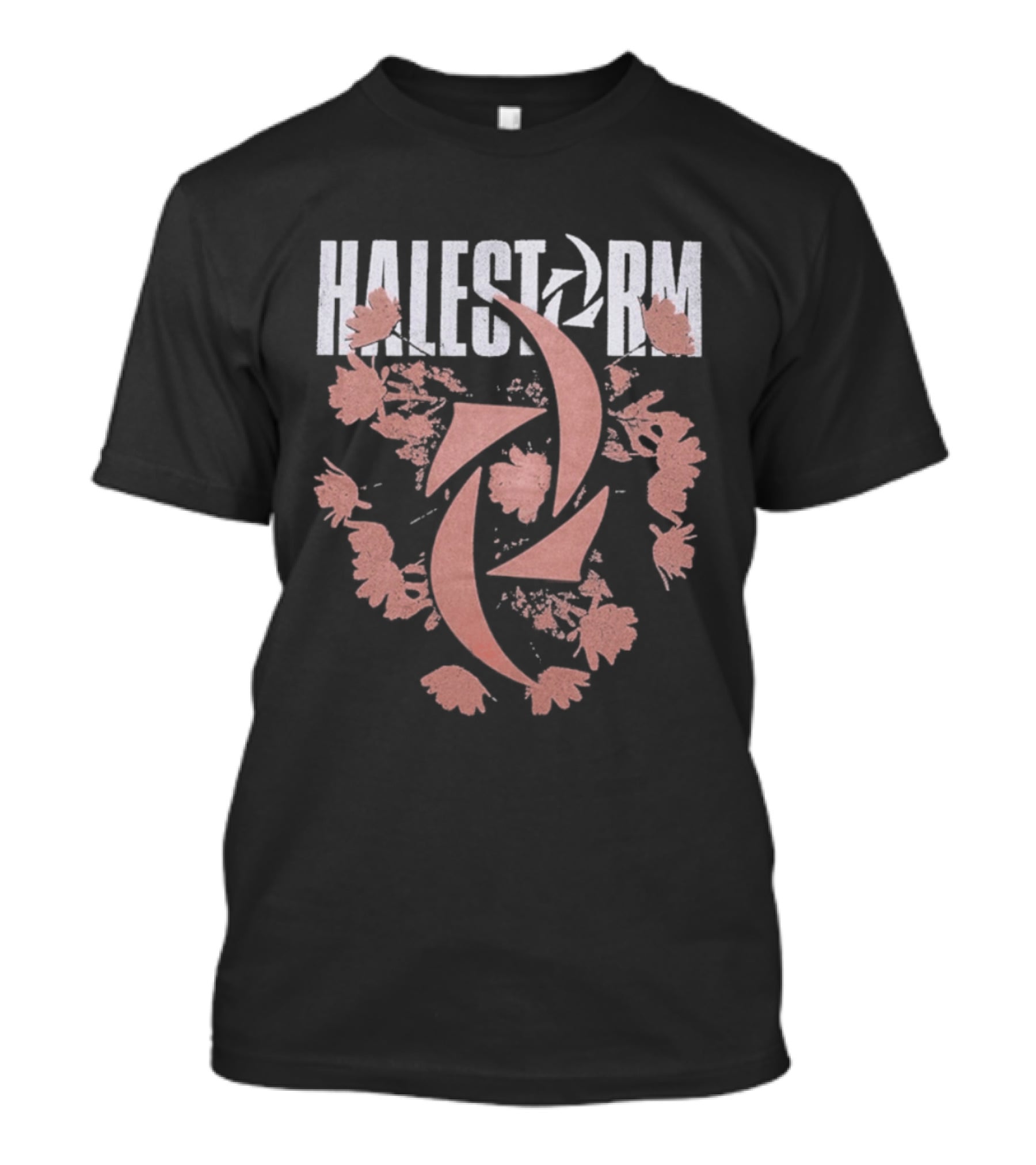 Halestorm Bouquet Pink Floral Band Symbol Impericon T-Shirt
