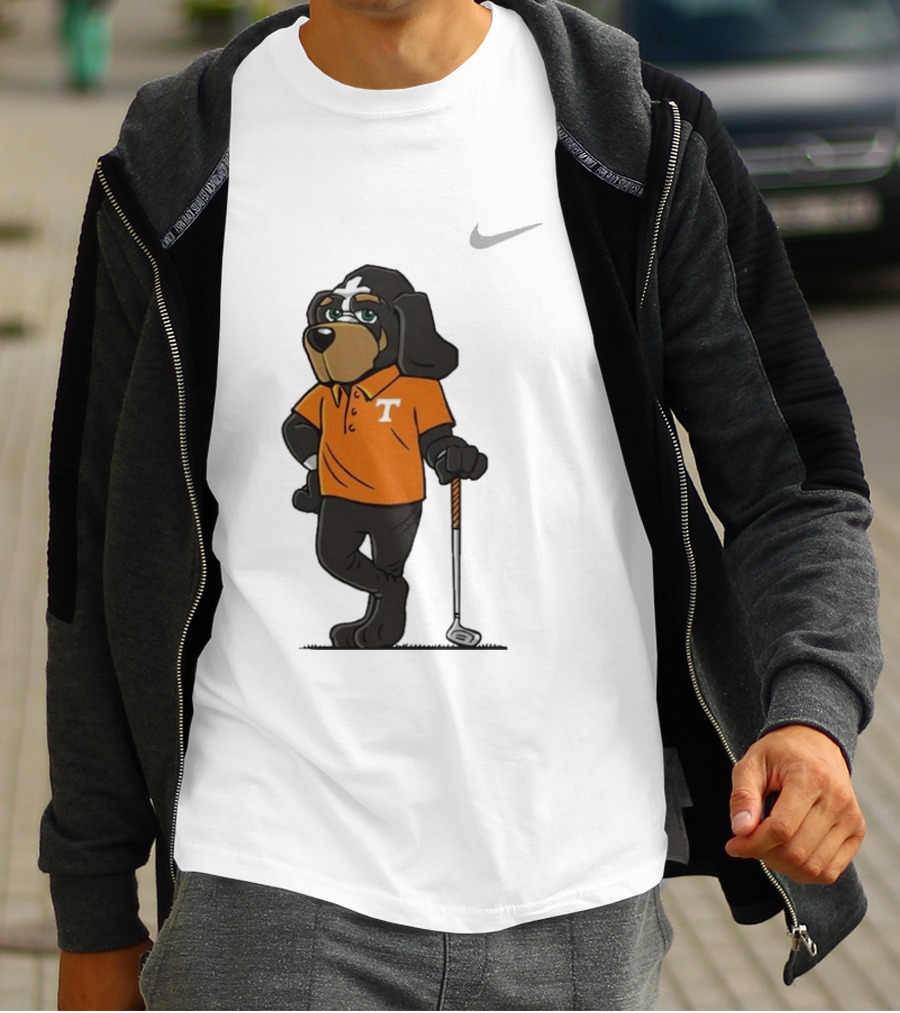 Vol Golfing Smokey In Tennessee Orange Nike T-Shirt