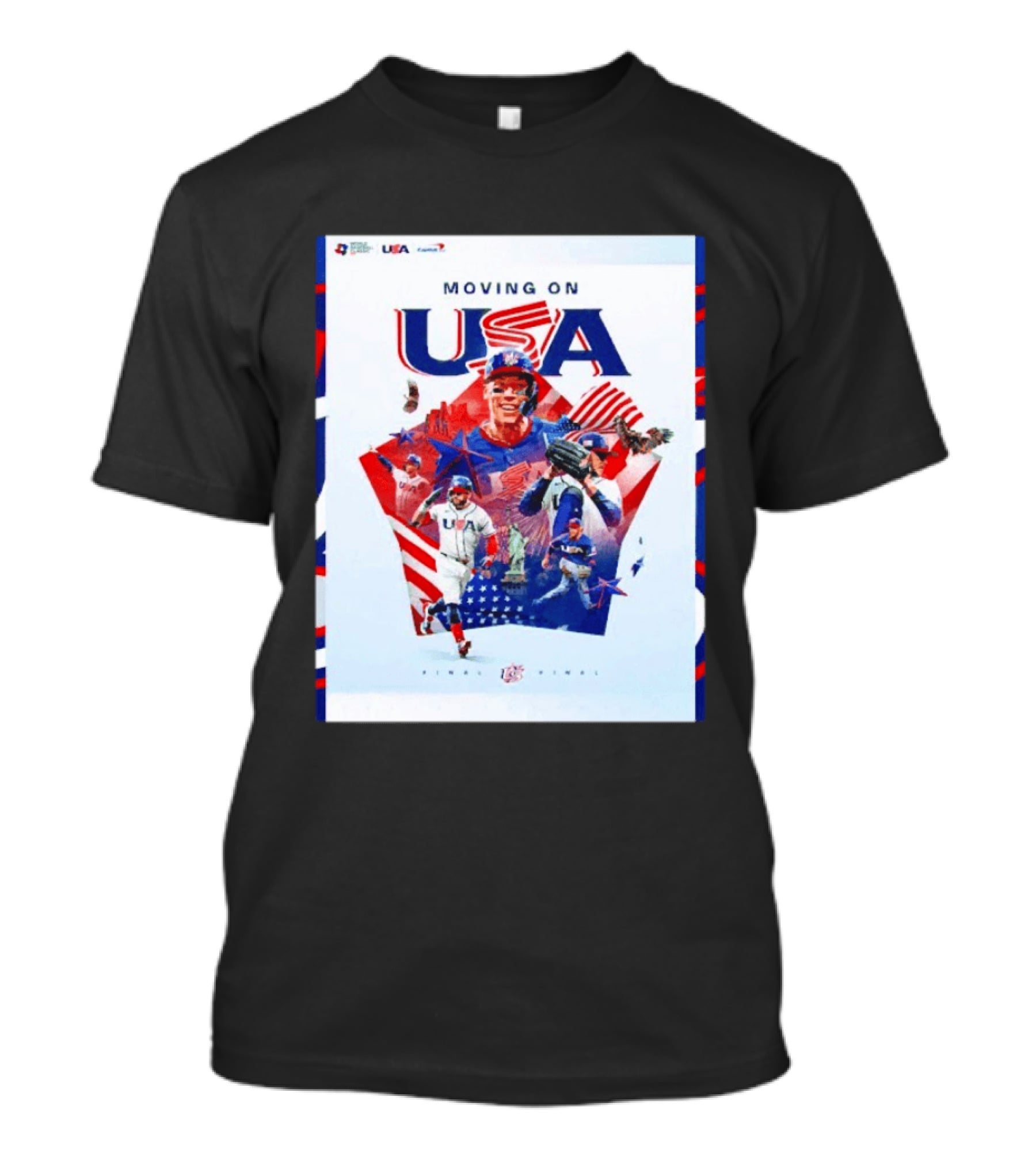 Moving On USA World Baseball Classic 2026 Team USA Final Player T-Shirt