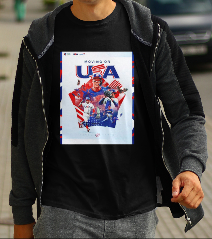Moving On USA World Baseball Classic 2026 Team USA Final Player T-Shirt