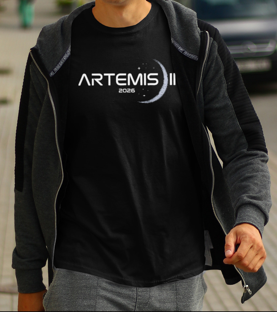 Artemis II Mission 2026 Lunar Exploration NASA Launch T-Shirt