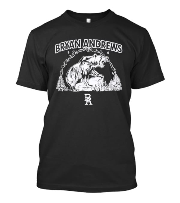 Bryan Andrews Bear Wilderness Scene T-Shirt