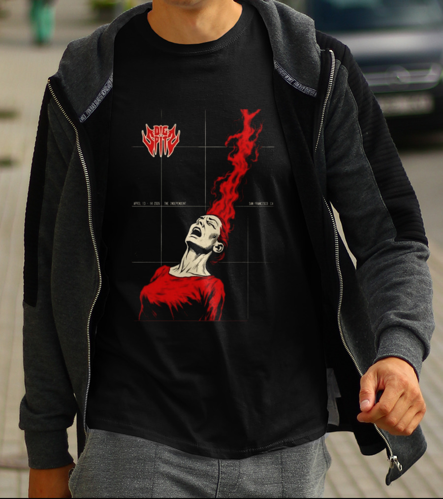 Die Spitz April 13 14 2026 The Independent San Francisco CA T-Shirt