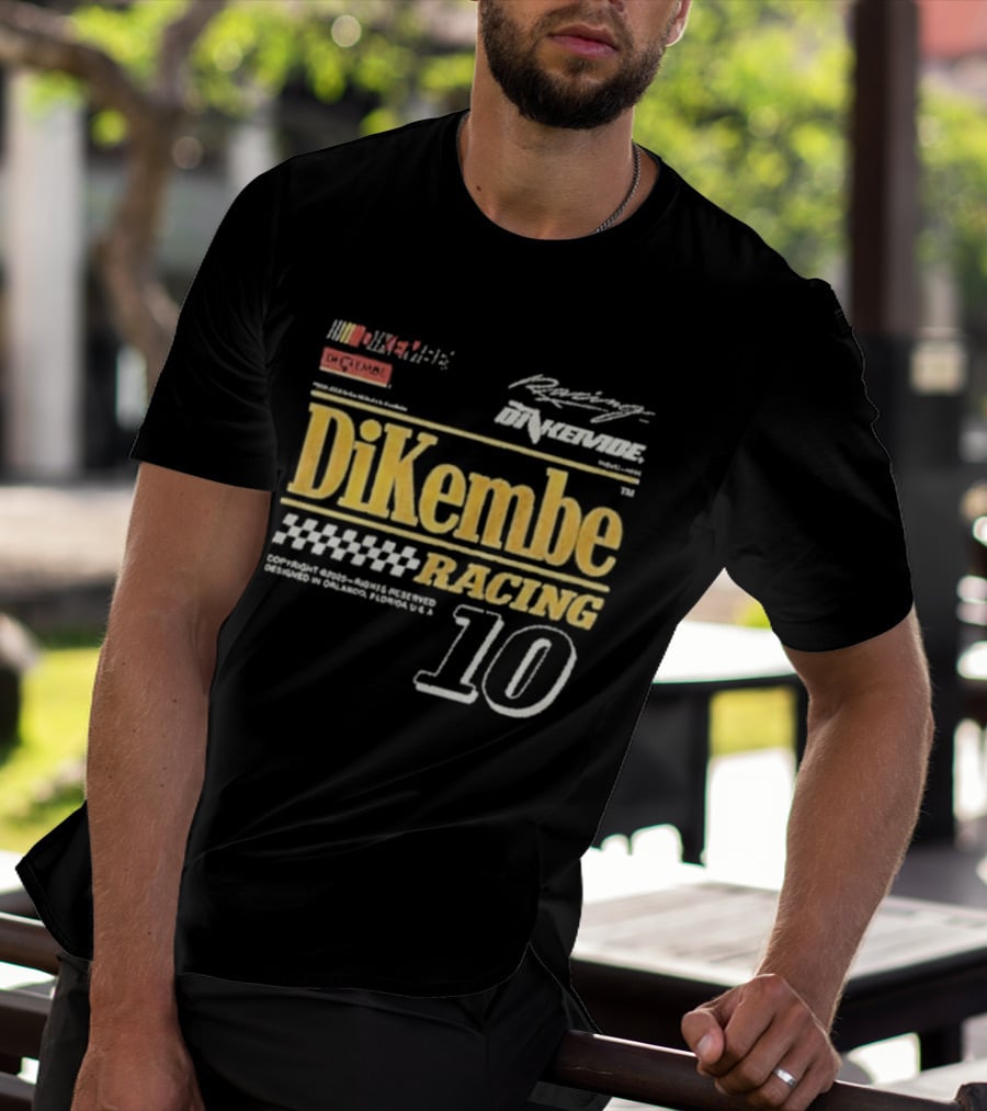 DiKembe Racing Gainesville Orlando Florida Number 10 T-Shirt