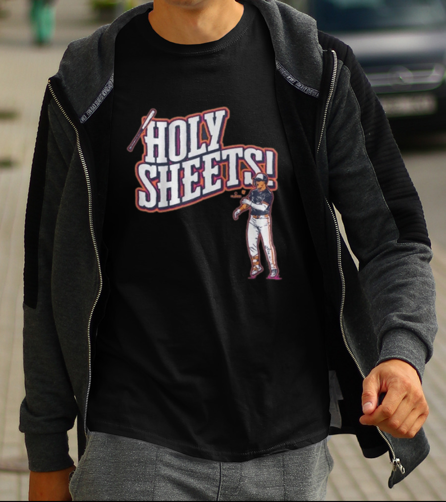 Gavin Sheets Holy Sheets Bat Toss Baseball Player T-Shirt