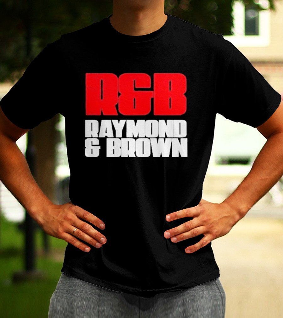 Raymond & Brown R&B World Tour 2026 Bold Red White T-Shirt