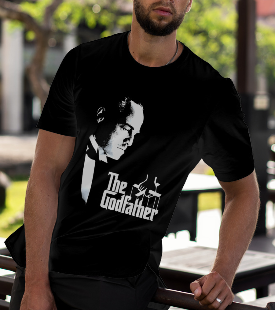 The Godfather Vito Corleone Iconic Movie Character Font T-Shirt