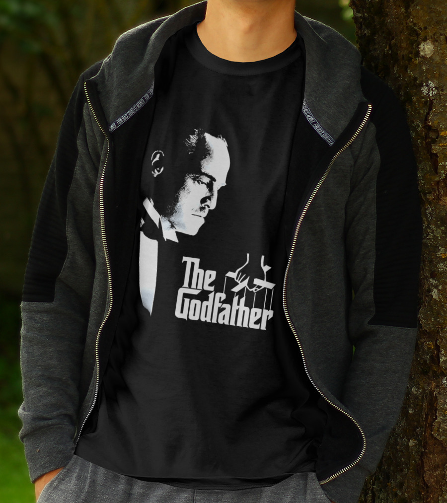 The Godfather Vito Corleone Iconic Movie Character Font T-Shirt