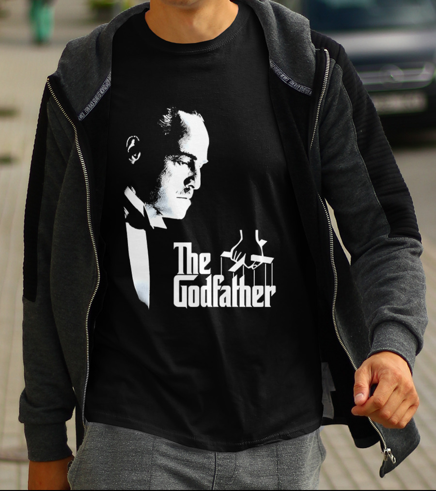 The Godfather Vito Corleone Iconic Movie Character Font T-Shirt