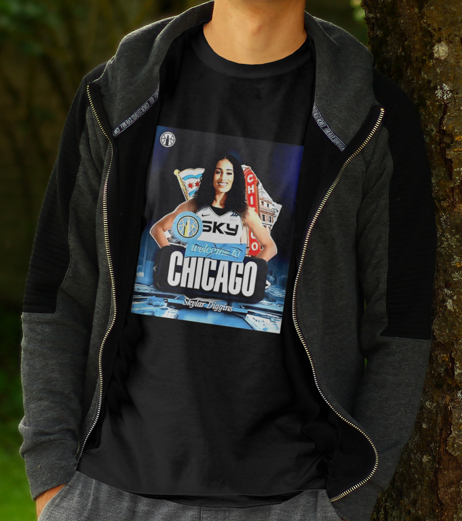 Welcome Skylar Diggins To Chicago Sky WNBA T-Shirt