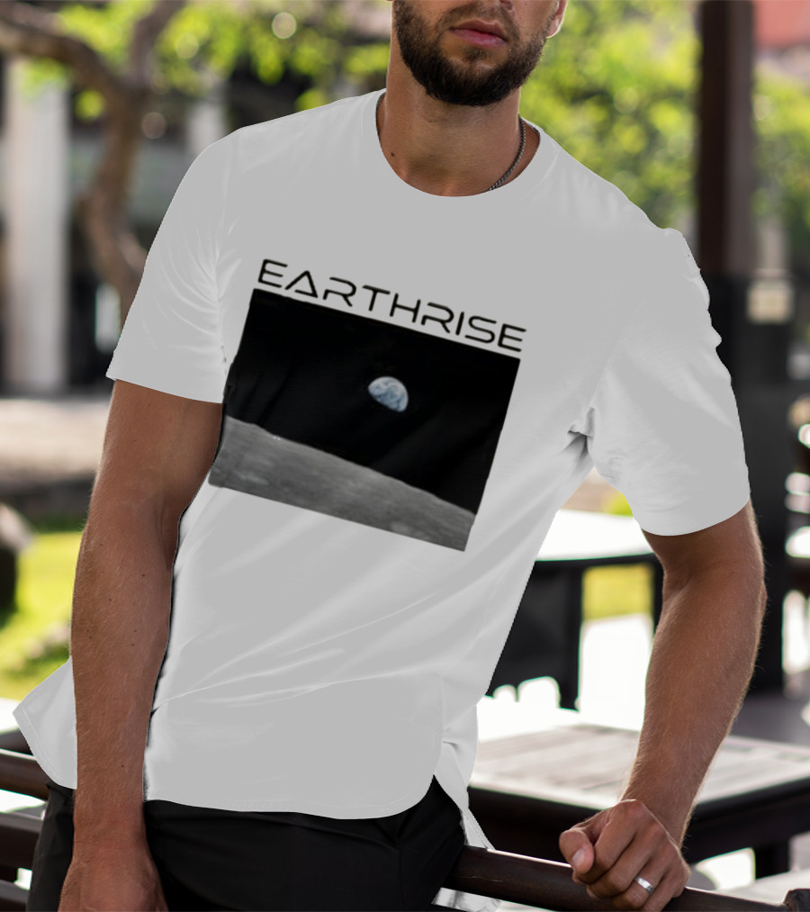 Artemis Mission Earthrise Moon View T-Shirt