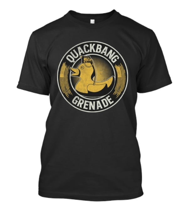 Quackbang Grenade Bunker Branding The Fat Electrician T-Shirt