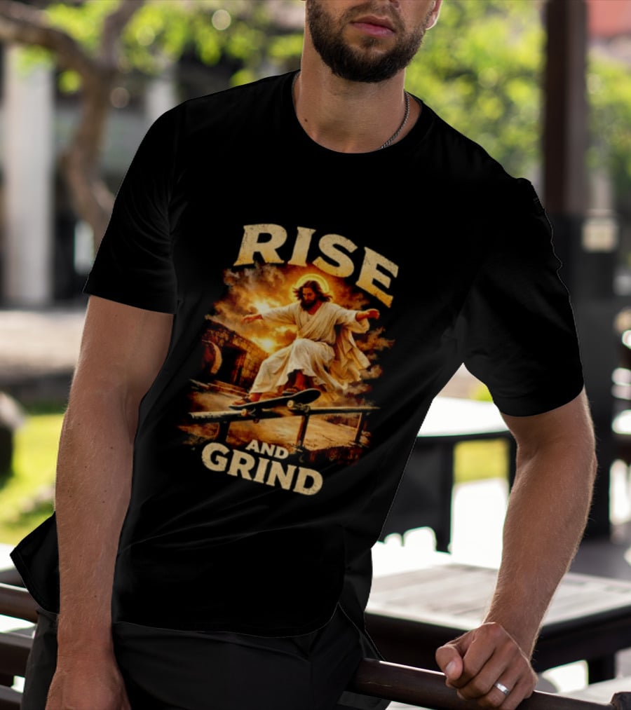 Rise And Grind Jessu Skateboarding 26 T-Shirt