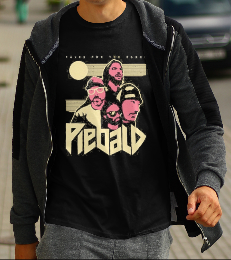 Piebald Rides Off Into Brave Navy Tales T-Shirt