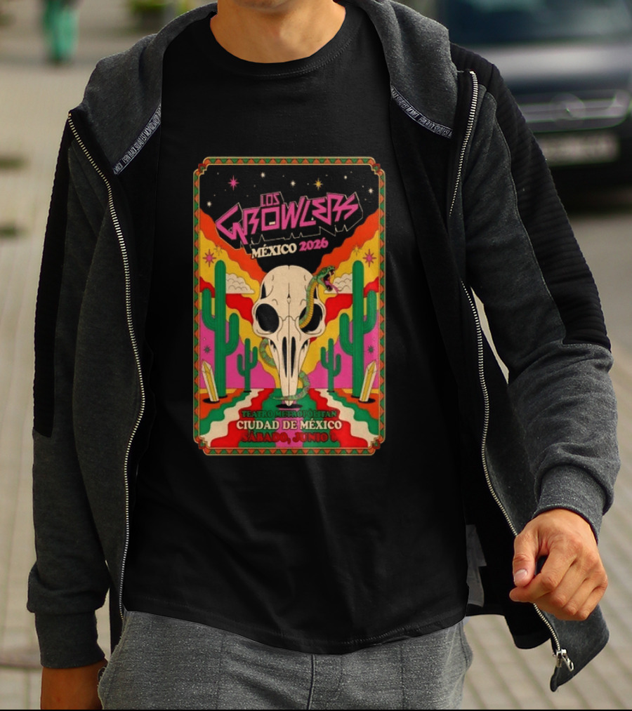 Los Growlers México 2026 Teatro Metropólitan Ciudad De México Sábado Junio T-Shirt