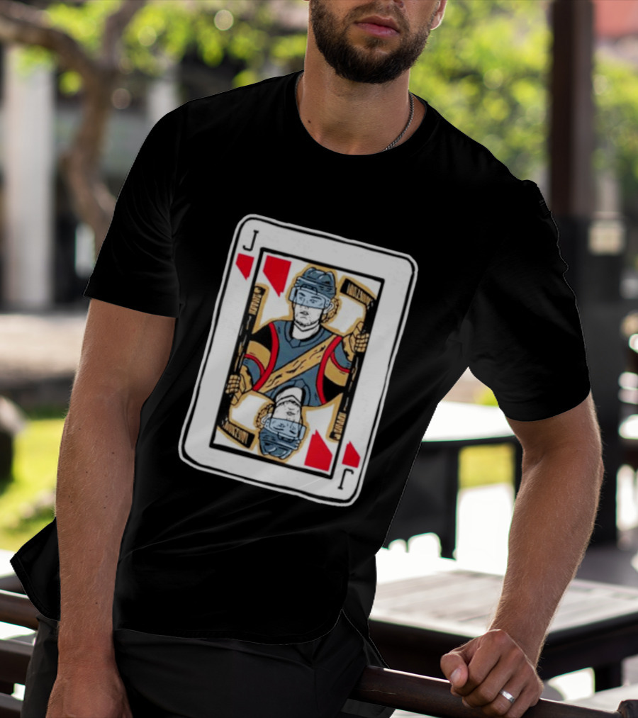 Vegas Golden Knights Jack Eichel Hockey Card T-Shirt