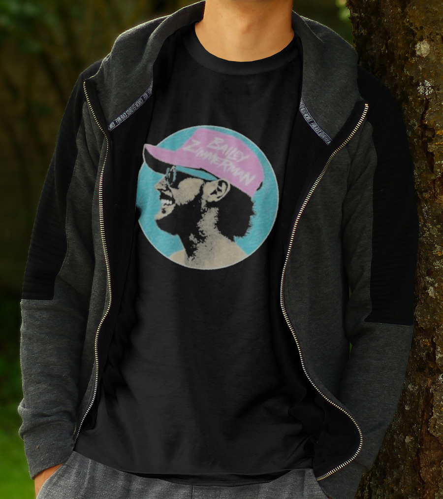 Bailey Zimmerman Circular Pink Hat Profile T-Shirt