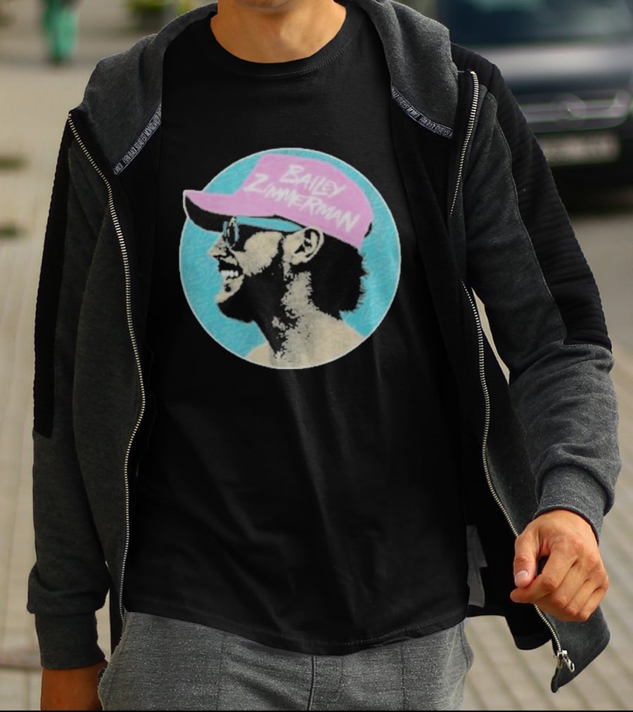 Bailey Zimmerman Circular Pink Hat Profile T-Shirt