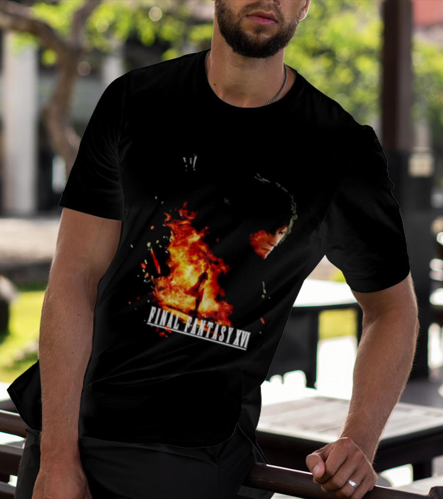Ben Starr Final Fantasy XVI Fire Element T-Shirt