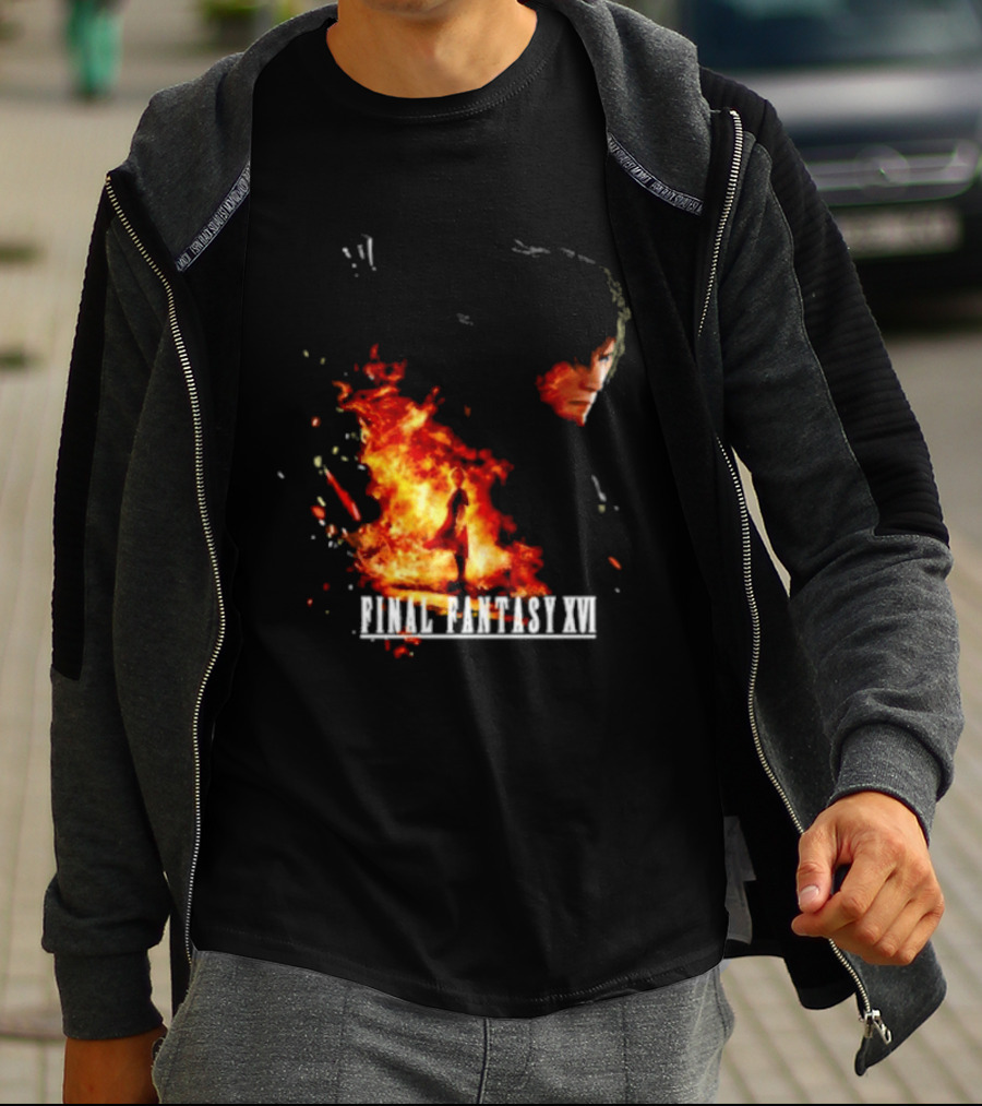 Ben Starr Final Fantasy XVI Fire Element T-Shirt