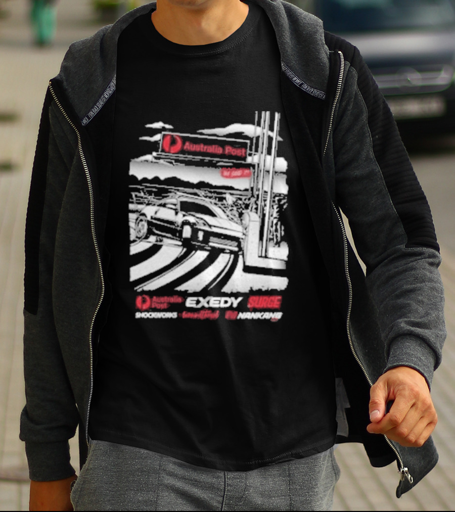 Benny Surge Australia Post Exedy Turbo 350Z Send It Racing Japan Drifting Velocity T-Shirt