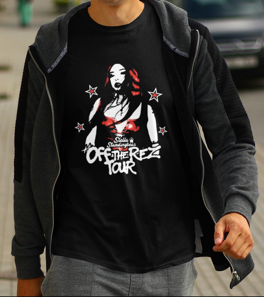 Stella Standingbear Off The Rez Tour 2026 Stars T-Shirt
