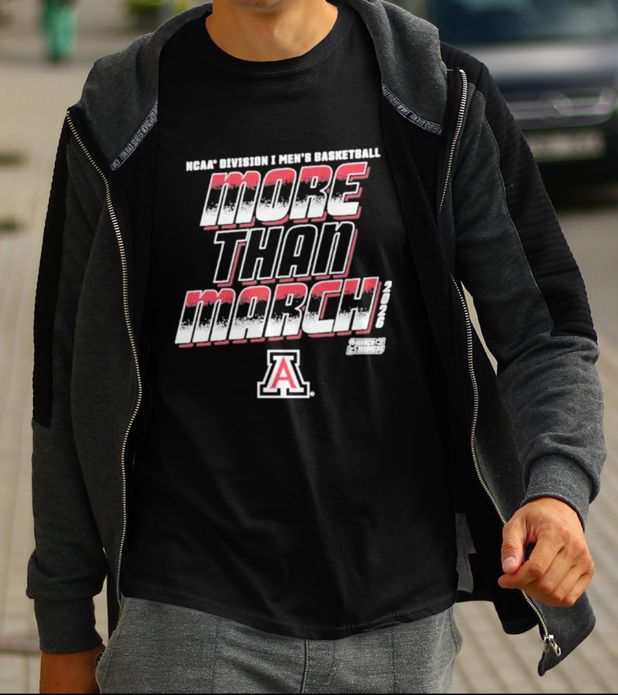 NCAA Division 1 Men's Basketball Arizona More Than March 2026 T-Shirt