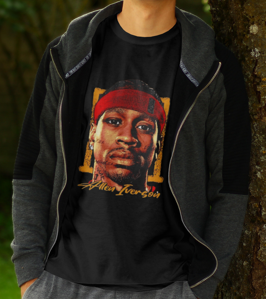 Allen Iverson Philadelphia 76ers Big Face NBA T-Shirt