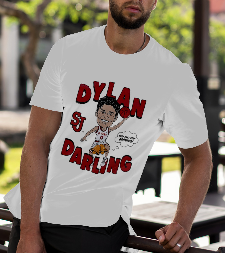Dylan Darling St. John's Red Storm Caricature Comic T-Shirt