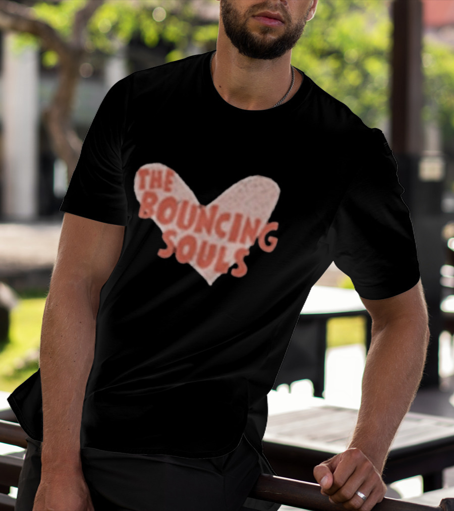 The Bouncing Souls Heart Shaped Hopeless Romantic T-Shirt