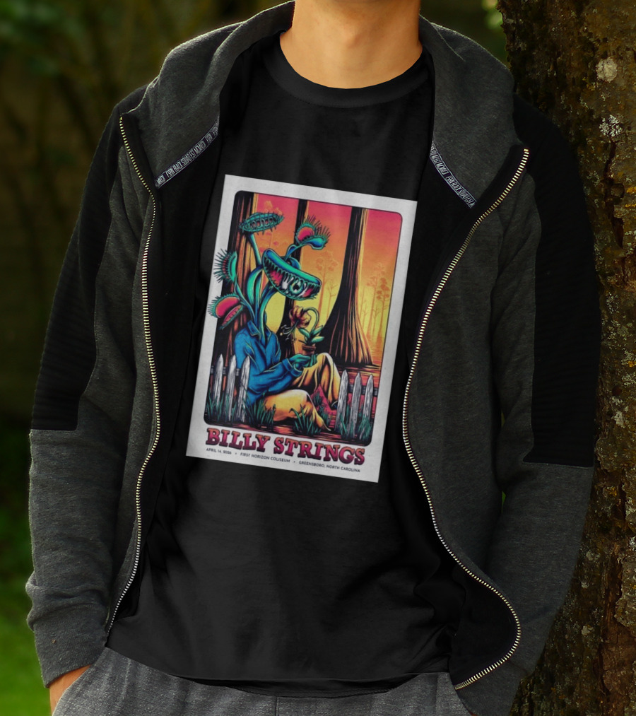 Billy Strings April 14 2026 First Horizon Coliseum Greensboro North Carolina Botanical T-Shirt