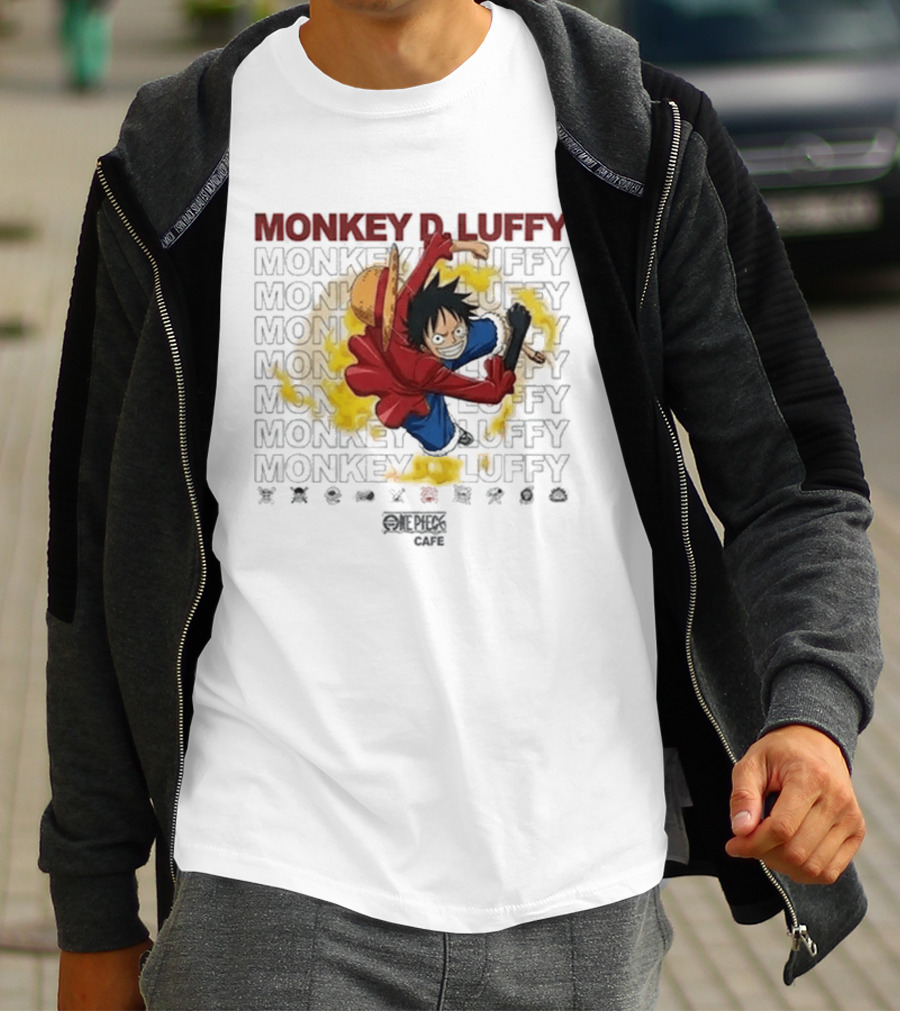 Popeyes Ishowspeed One Piece Monkey D. Luffy 2026 T-Shirt