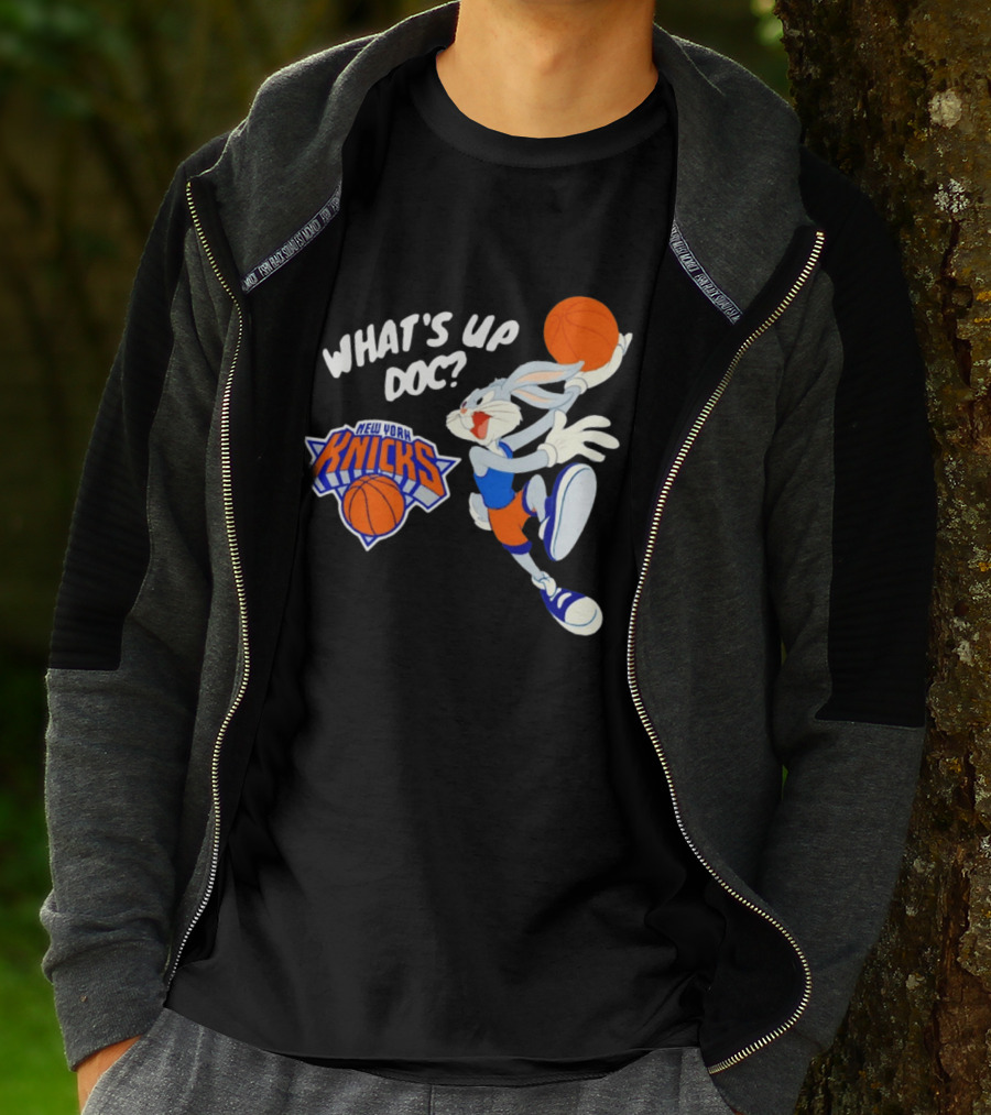 Bugs Bunny New York Knicks What's Up Doc Basketball T-Shirt
