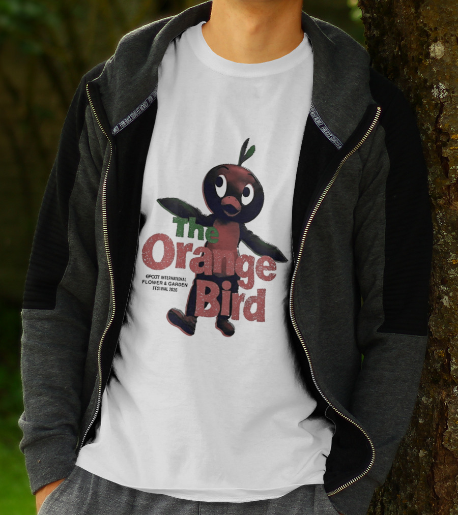 The Orange Bird Epcot Flower And Garden Festival 2026 Disney Parks Pavilion T-Shirt