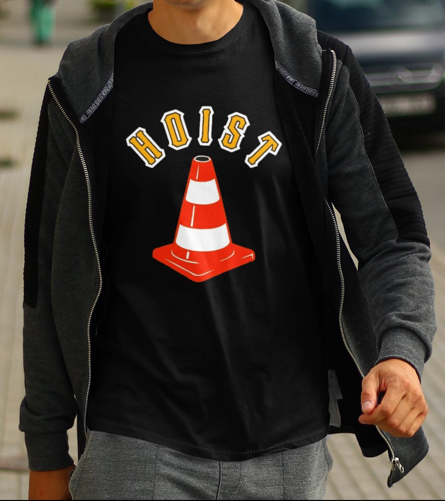 Pittsburgh Pirates Hoist Traffic Cone T-Shirt