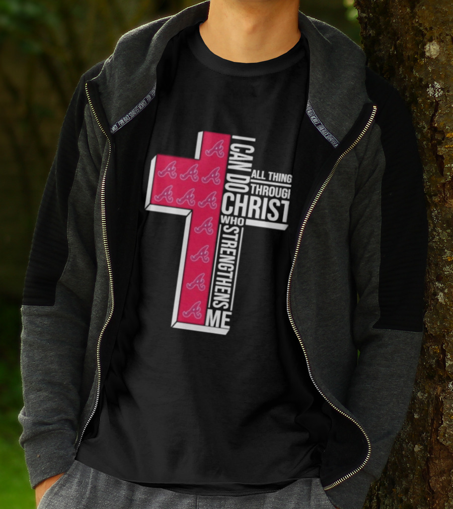 I Can Do All Things Through Christ Cross Braves T-Shirt