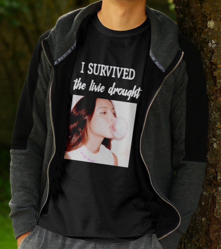 Olivia Rodrigo I Survived The Livie Drought Bubblegum Aesthetic T-Shirt