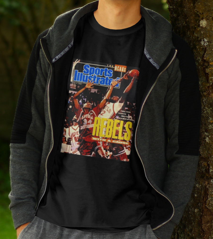 Sports Illustrated NCAA Rebels With A Cause April 1990 Final Four Loyola Marymount T-Shirt