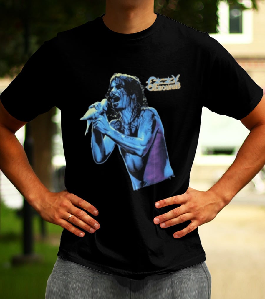 Ozzy Osbourne 1997 Blue Dove Iconic Performance T-Shirt