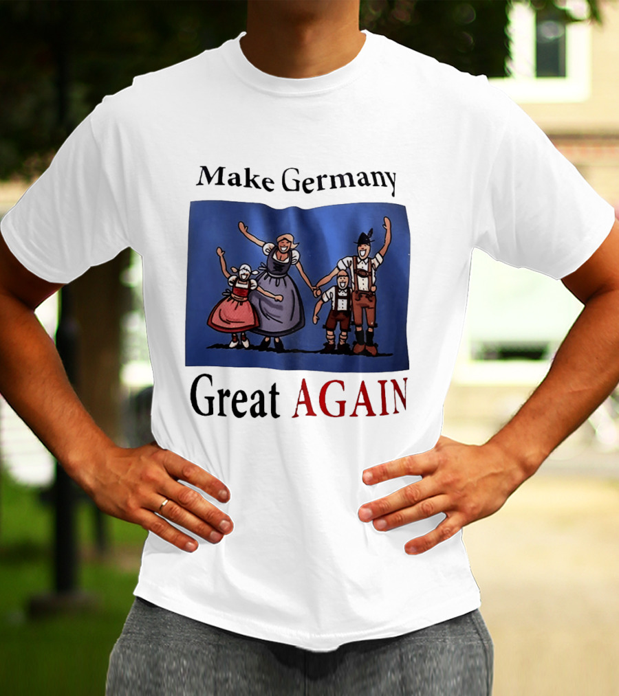 Make Germany Great Again Dirndl Lederhosen Family Celebration T-Shirt