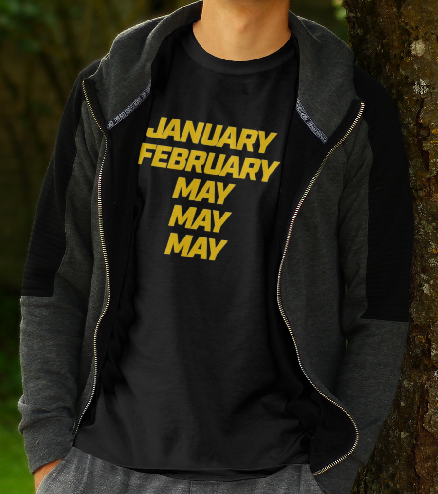 January February May Michigan Wolverines 2026 National Champs T-Shirt
