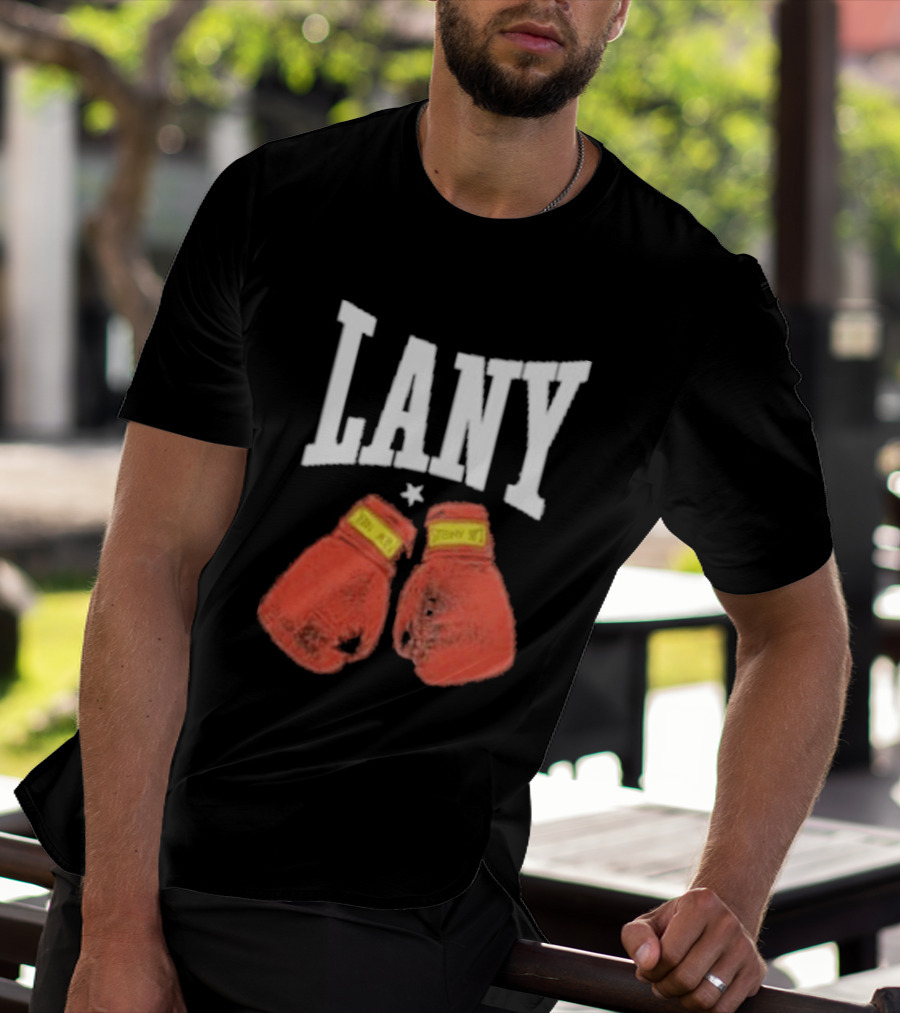 Lany Red Boxing Gloves Icon With Star T-Shirt