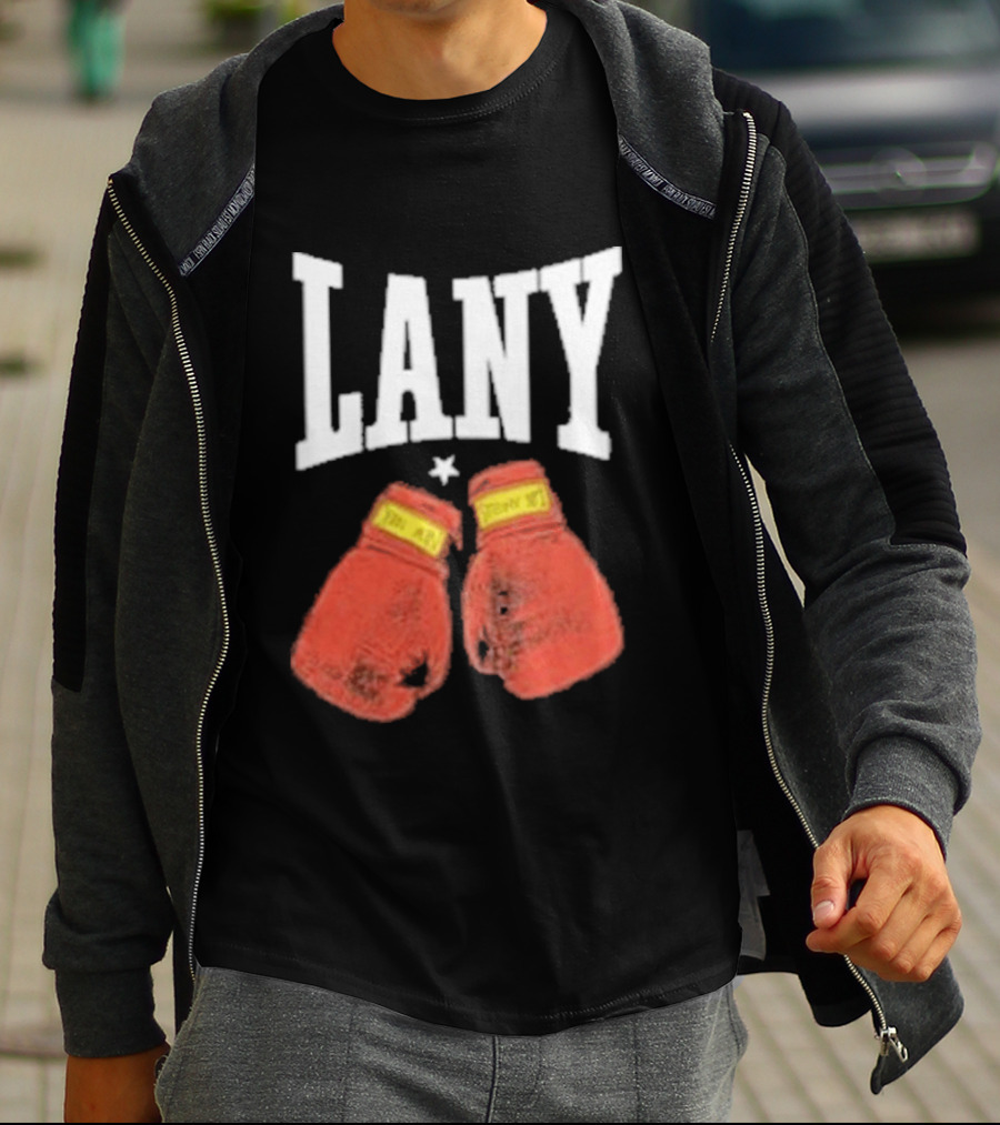 Lany Red Boxing Gloves Icon With Star T-Shirt