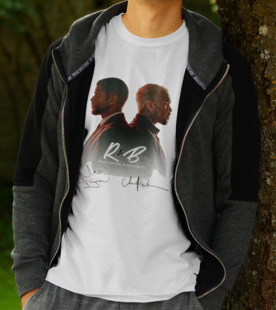 Raymond & Brown R&B Tour Usher Chris Brown Collaboration T-Shirt