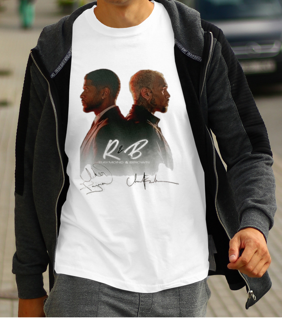Raymond & Brown R&B Tour Usher Chris Brown Collaboration T-Shirt
