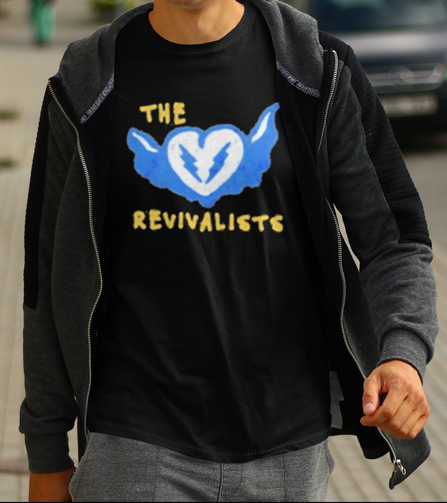 The Revivalists Winged Heart With Lightning Bolt T-Shirt
