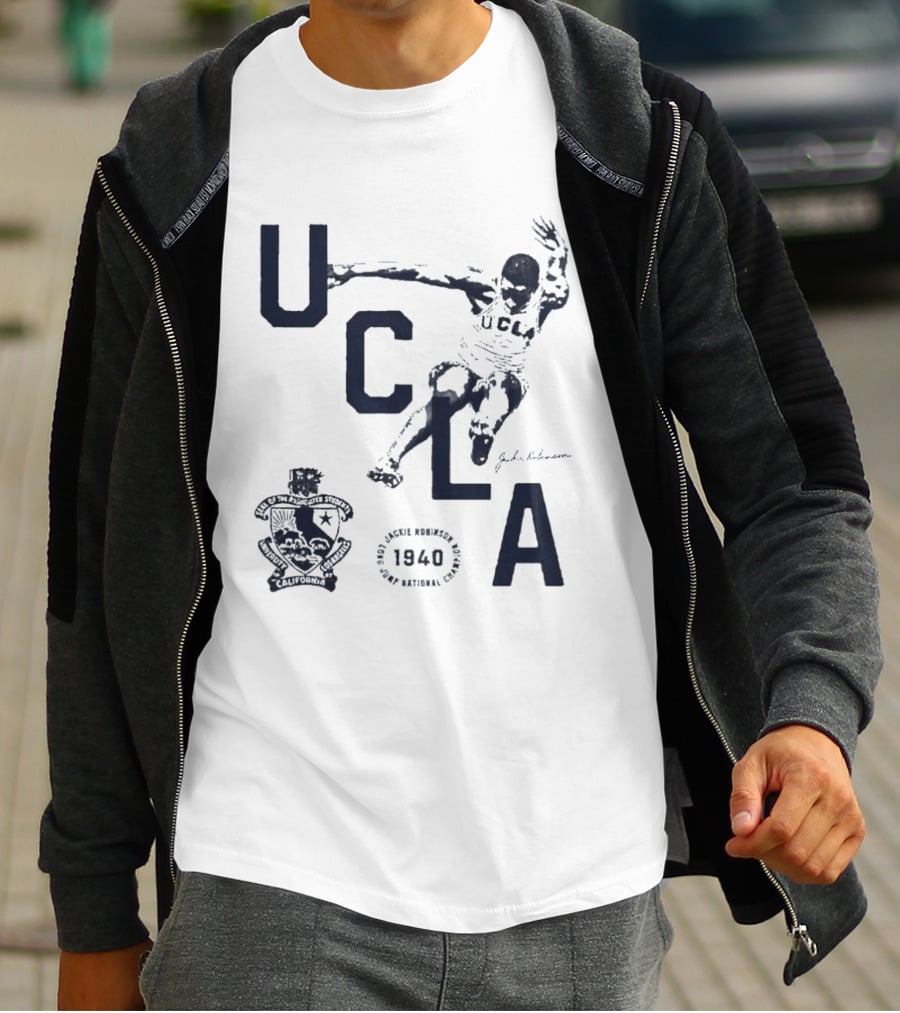 UCLA Jackie Robinson 1940 Long Jump National Champion Jackie Robinson Day 2026 T-Shirt